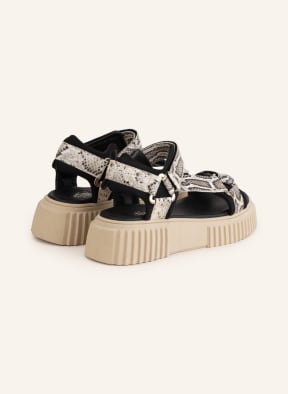 Pertini Platform sandals, Color: CREAM/ BLACK/ GRAY (Image 1)