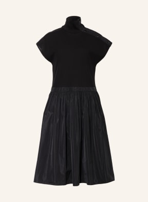 MONCLER Kleid im Materialmix, Farbe: SCHWARZ (Bild 1)