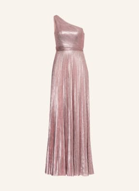 unique One-Shoulder-Abendkleid mit Glitzergarn , Farbe: ROSA (Bild 1)