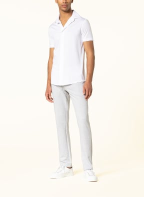 EMPORIO ARMANI Short-sleeved shirt slim fit in jersey, Color: WHITE (Image 1)