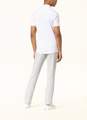 EMPORIO ARMANI Short-sleeved shirt slim fit in jersey, Color: WHITE (Image 1)