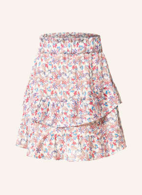 DANTE6 Skirt LUMINOUS, Color: CREAM/ NEON BLUE/ DARK RED (Image 1)