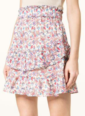 DANTE6 Skirt LUMINOUS, Color: CREAM/ NEON BLUE/ DARK RED (Image 1)