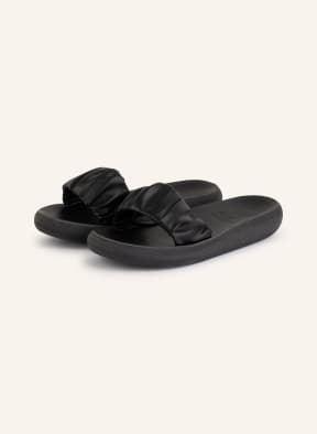 ANCIENT GREEK SANDALS Slides SCRUNCHIE TAYGETE, Color: BLACK (Image 1)