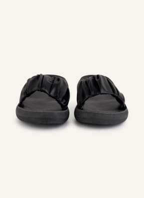 ANCIENT GREEK SANDALS Slides SCRUNCHIE TAYGETE, Color: BLACK (Image 1)