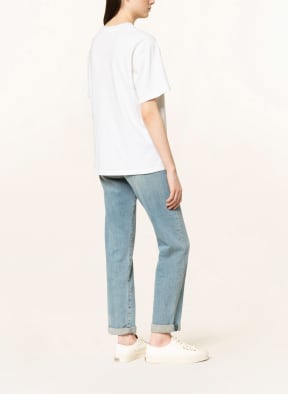 RE/DONE T-Shirt, Farbe: ECRU/ GELB/ BLAU (Bild 1)