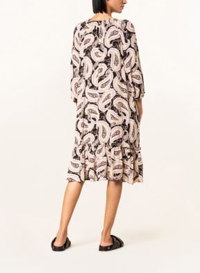 FREEQUENT Dress FQPAISEY with 3/4 sleeves, Color: LIGHT PURPLE/ BLACK/ LIGHT YELLOW (Image 1)