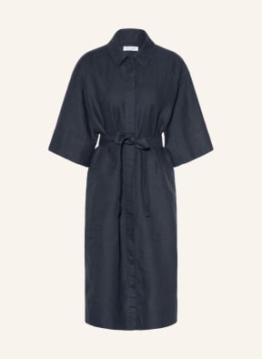 Marc O'Polo Shirt dress made of linen, Color: DARK BLUE (Image 1)