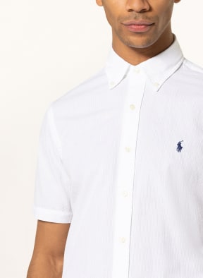 POLO RALPH LAUREN Short-sleeved shirt untucked fit, Color: WHITE (Image 1)