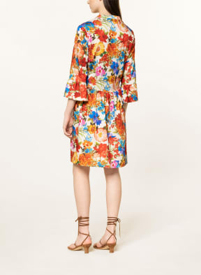 NVSCO Dress with 3/4 sleeve, Color: WHITE/ RED/ GREEN (Image 1)