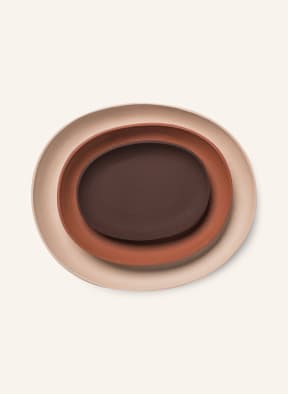 pols potten 3er-Set Tabletts GREEK, Farbe: BRAUN/ COGNAC/ BEIGE (Bild 1)