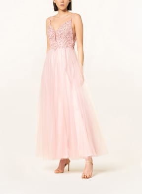 LAONA Evening dress with lace and decorative gems , Color: ROSE (Image 1)