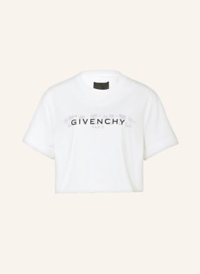 GIVENCHY Cropped shirt, Color: WHITE/ LIGHT PURPLE (Image 1)