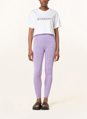 GIVENCHY Cropped shirt, Color: WHITE/ LIGHT PURPLE (Image 1)