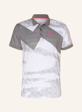 BIDI BADU Performance polo shirt IDIR, Color: GRAY/ WHITE (Image 1)