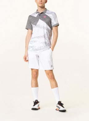 BIDI BADU Performance polo shirt IDIR, Color: GRAY/ WHITE (Image 1)