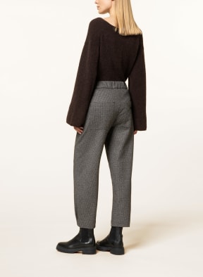 MAC DAYDREAM 7/8 trousers TWIST in jogger style, Color: BLACK/ WHITE (Image 1)