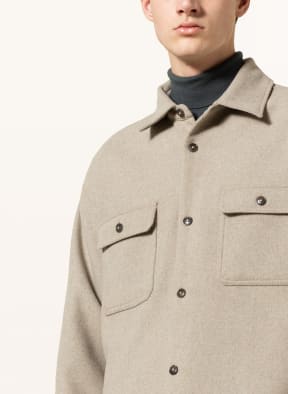 SAMSØE SAMSØE Overshirt CASTOR, Color: BEIGE (Image 1)