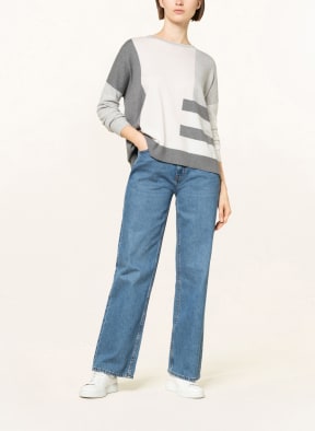 Phase Eight Oversized sweater MELISSE, Color: LIGHT GRAY/ LIGHT PINK/ DARK GRAY (Image 1)