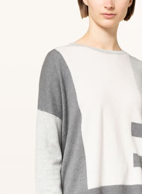 Phase Eight Oversized sweater MELISSE, Color: LIGHT GRAY/ LIGHT PINK/ DARK GRAY (Image 1)