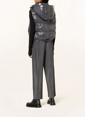 SAMSØE SAMSØE Quilted vest PEARL, Color: GRAY (Image 1)
