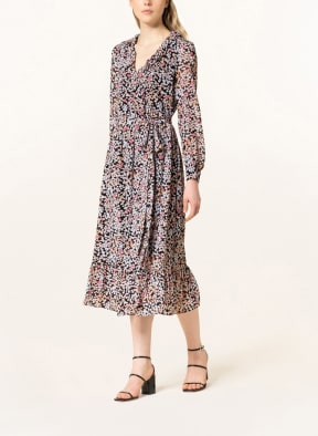 MICHAEL KORS Wrap dress with ruffles, Color: DUSKY PINK/ LIGHT PINK/ BLACK (Image 1)
