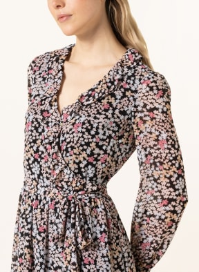 MICHAEL KORS Wrap dress with ruffles, Color: DUSKY PINK/ LIGHT PINK/ BLACK (Image 1)