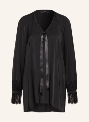 MARC AUREL Blusenshirt mit Spitze , Farbe: SCHWARZ (Bild 1)