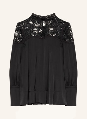MARC AUREL Blusenshirt mit Spitze, Farbe: SCHWARZ (Bild 1)