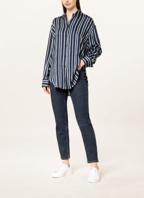 MARC AUREL Hemdbluse, Farbe: DUNKELBLAU (Bild 1)