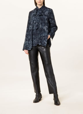 MARC AUREL Bow-tie blouse, Color: BLUE (Image 1)