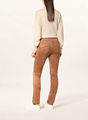 MARC AUREL Trousers in leather look , Color: COGNAC (Image 1)