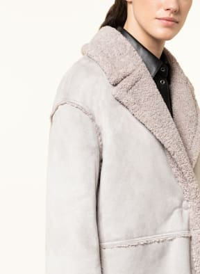 MARC AUREL Kunstfell-Mantel , Farbe: TAUPE (Bild 1)