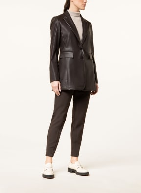 MARC AUREL Blazer in leather look , Color: DARK BROWN (Image 1)