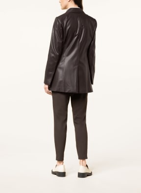 MARC AUREL Blazer in leather look , Color: DARK BROWN (Image 1)