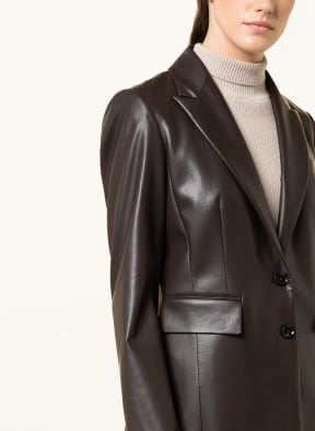 MARC AUREL Blazer in leather look , Color: DARK BROWN (Image 1)