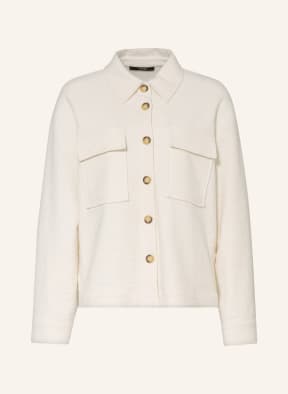 someday Overshirt NARIMI, Color: WHITE (Image 1)