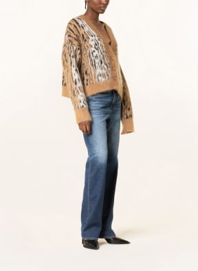 DOROTHEE SCHUMACHER Strickjacke, Farbe: BEIGE/ CREME/ SCHWARZ (Bild 1)