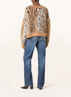 DOROTHEE SCHUMACHER Strickjacke, Farbe: BEIGE/ CREME/ SCHWARZ (Bild 1)