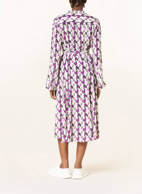 DOROTHEE SCHUMACHER Kleid mit Seide , Farbe: WEISS/ LILA/ SCHWARZ (Bild 1)