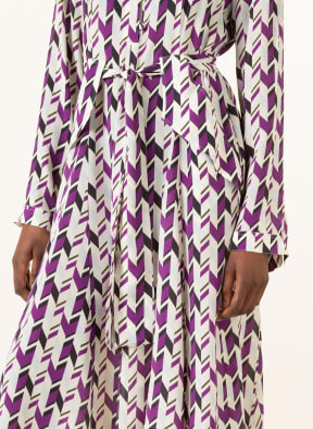 DOROTHEE SCHUMACHER Kleid mit Seide , Farbe: WEISS/ LILA/ SCHWARZ (Bild 1)