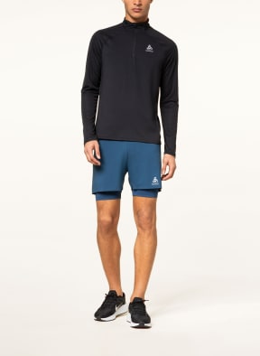 odlo 2-in-1 running shorts ZEROWEIGHT, Color: BLUE (Image 1)