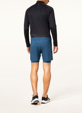 odlo 2-in-1 running shorts ZEROWEIGHT, Color: BLUE (Image 1)