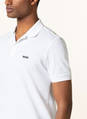 BOSS Piqué-Poloshirt PIRO, Farbe: WEISS (Bild 1)