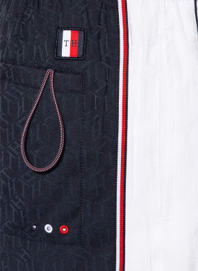 TOMMY HILFIGER Swim shorts, Color: DARK BLUE/ WHITE (Image 1)