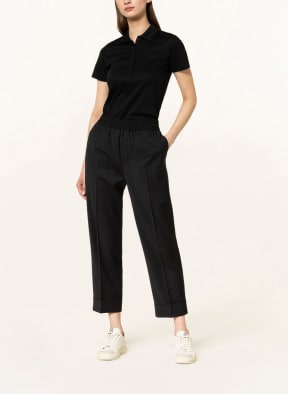 DESOTO Piqué polo shirt ADA, Color: BLACK (Image 1)