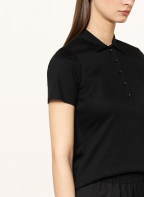DESOTO Piqué polo shirt ADA, Color: BLACK (Image 1)
