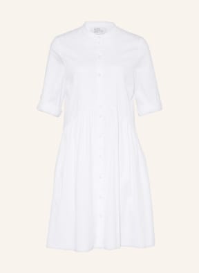 ROBE LÉGÈRE Shirt dress with 3/4 sleeves , Color: WHITE (Image 1)