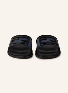 FENDI Slides, Color: DARK BLUE/ BLACK (Image 1)