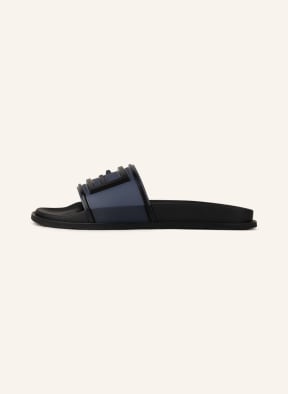 FENDI Slides, Color: DARK BLUE/ BLACK (Image 1)